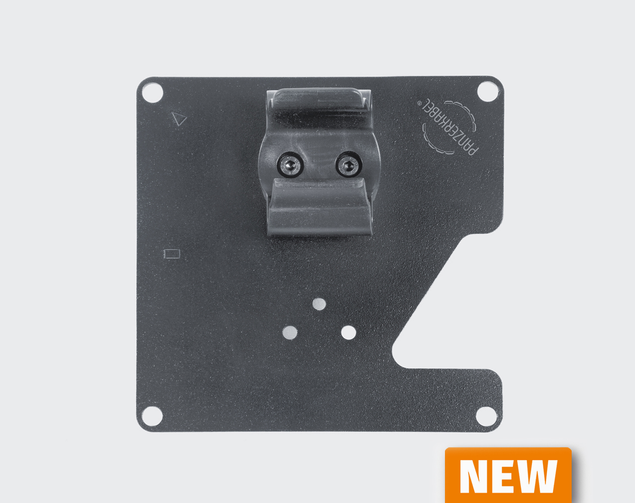 Aufnahmeplatte Steckerschutz 4xLC new PANZERKABEL Mounting plate, connector protection Solo - Image 1