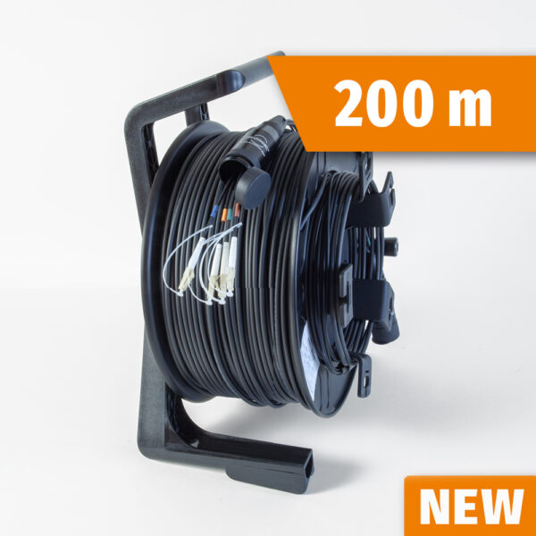 PANZERKABEL LWL PRO 4x LC Multimode 200m