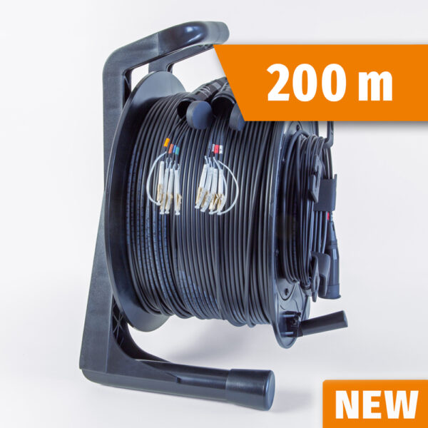 PANZERKABEL LWL PRO 8x LC Singlemode 200m