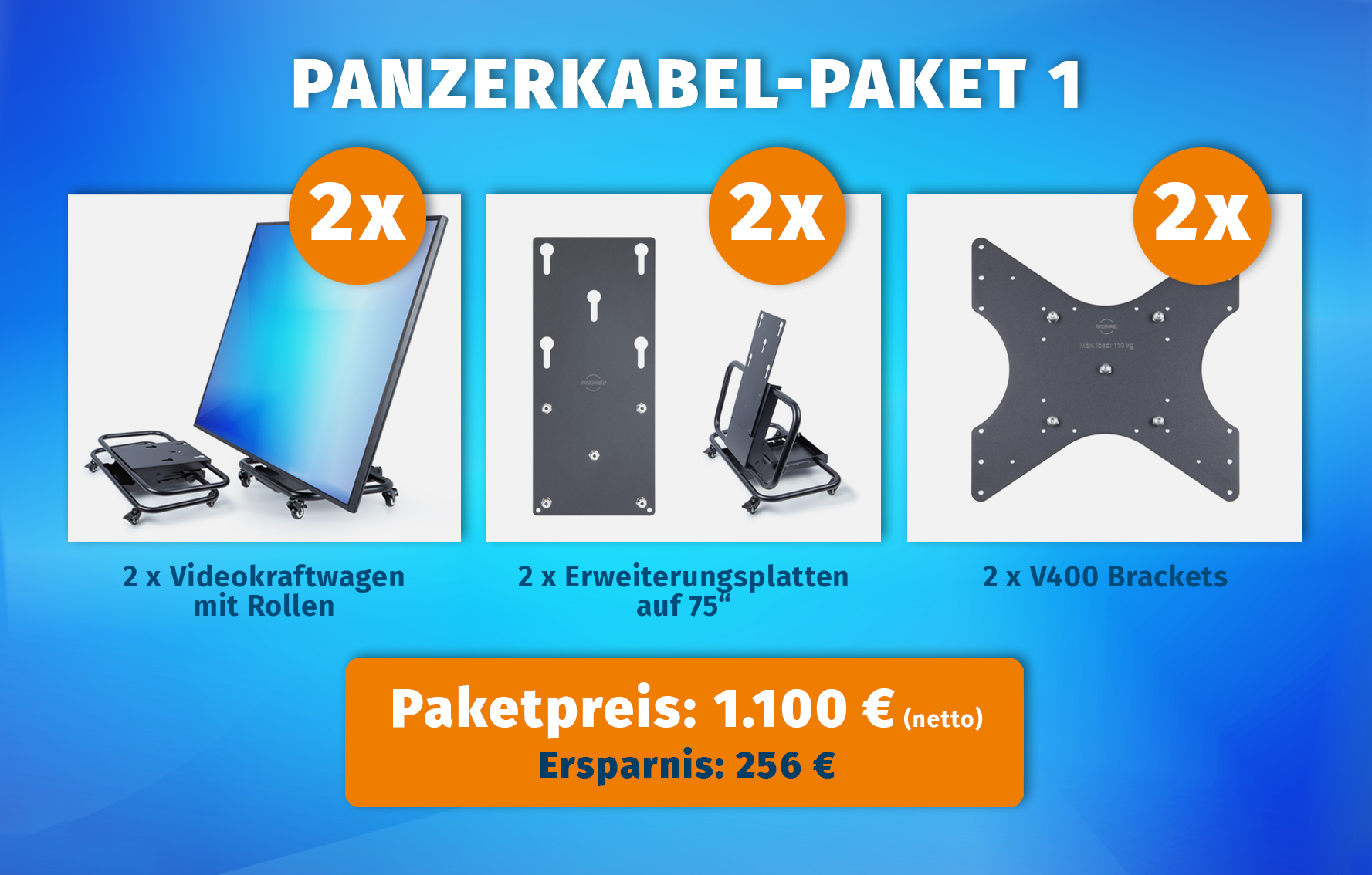PANZERKABEL-PAKET 1